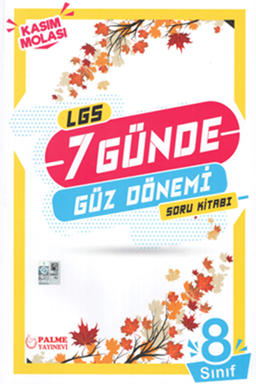 LGS 8. Sınıf 7 Günde Güz Dönemi Soru Kitabı kapak görseli
